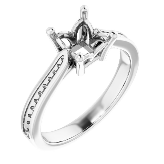 Accented Engagement Ring