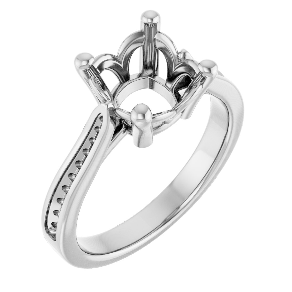 Accented Engagement Ring