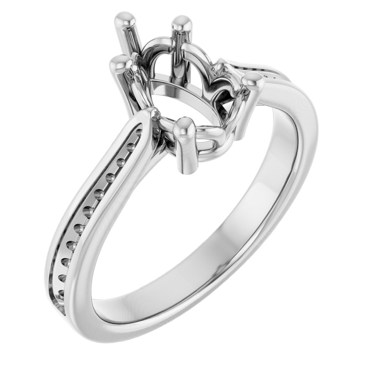 Accented Engagement Ring