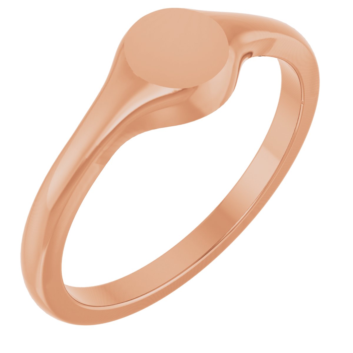 Round Signet Ring