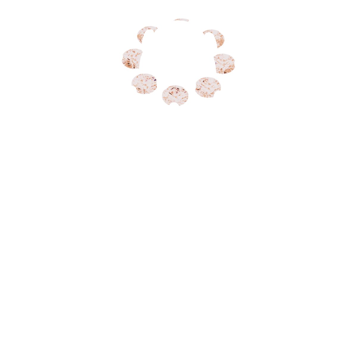 14K Rose .07 CTW Natural Diamond Semi-Set Halo-Style Ring