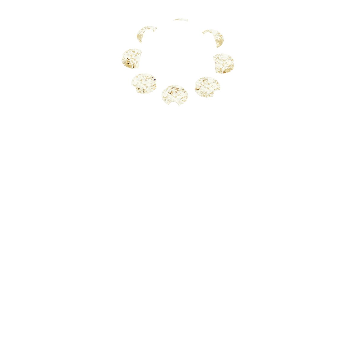 14K Yellow .07 CTW Natural Diamond Semi-Set Halo-Style Ring