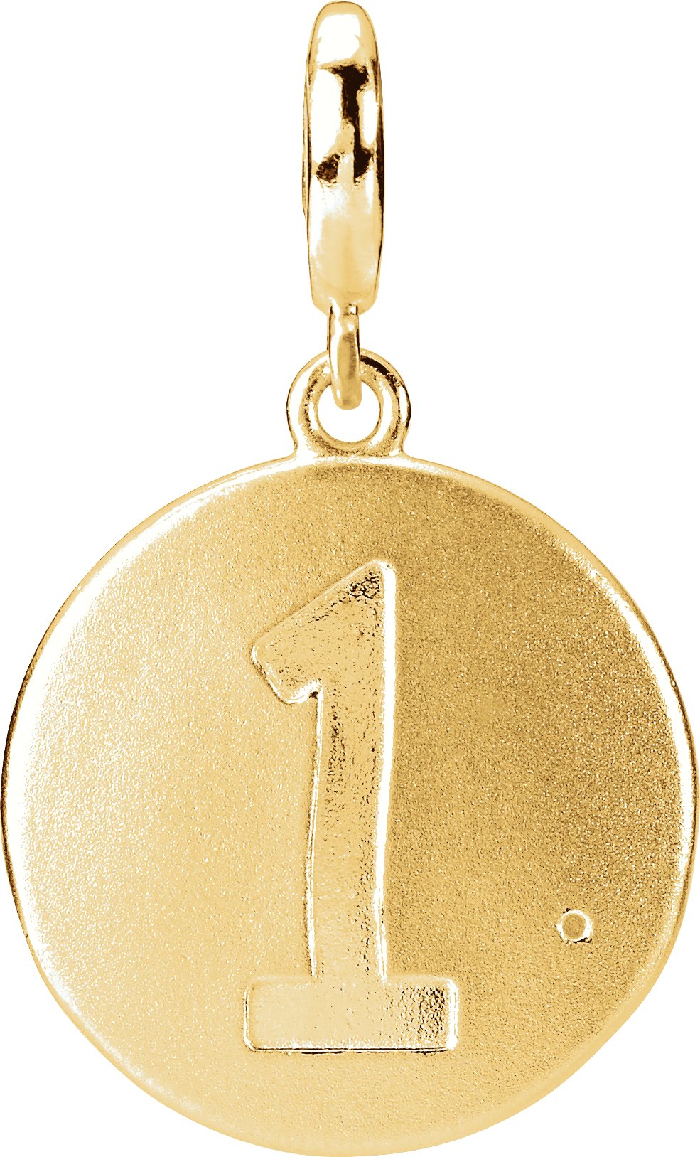 Numeral Disc Charm/Pendant