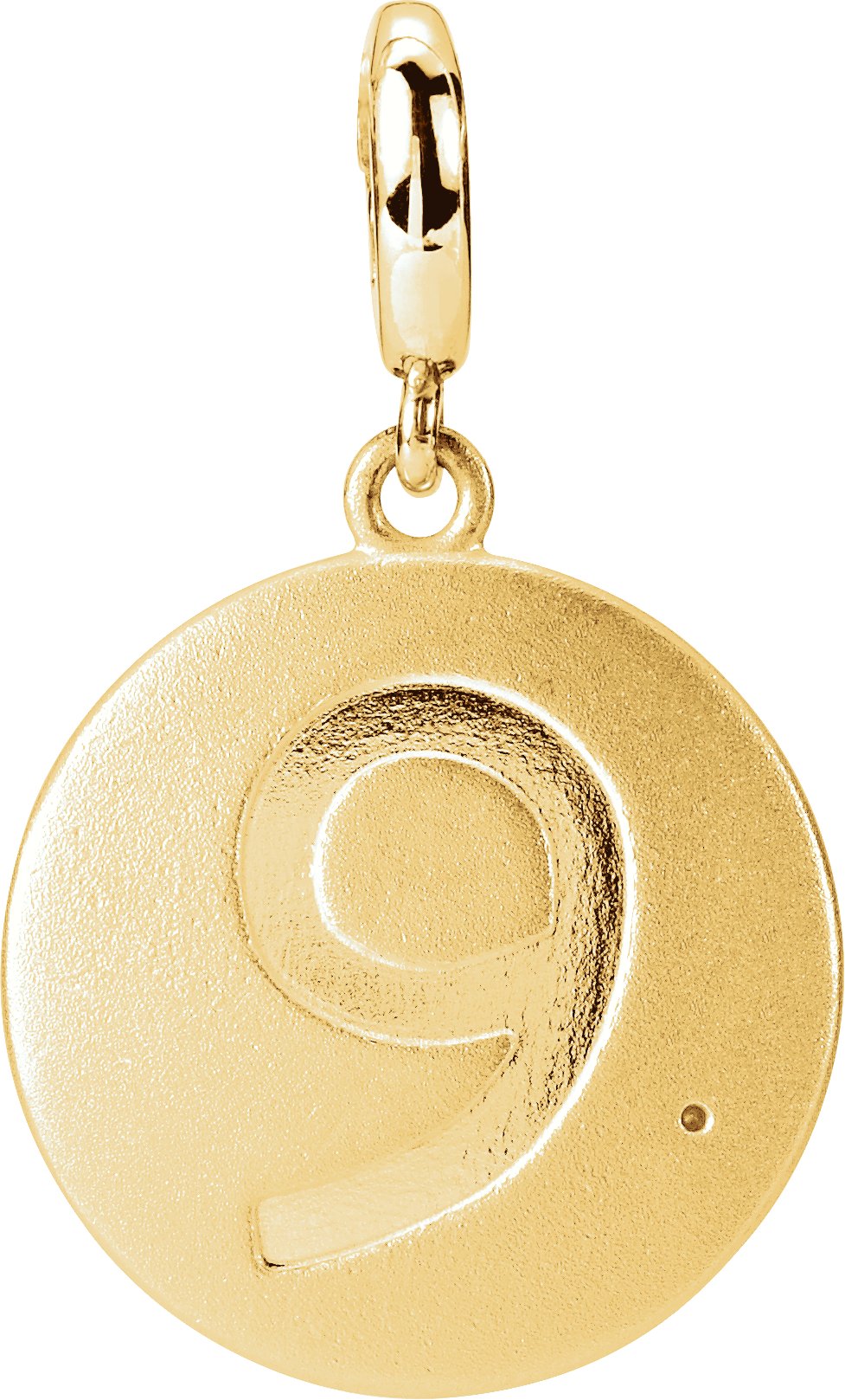 Numeral Disc Charm/Pendant