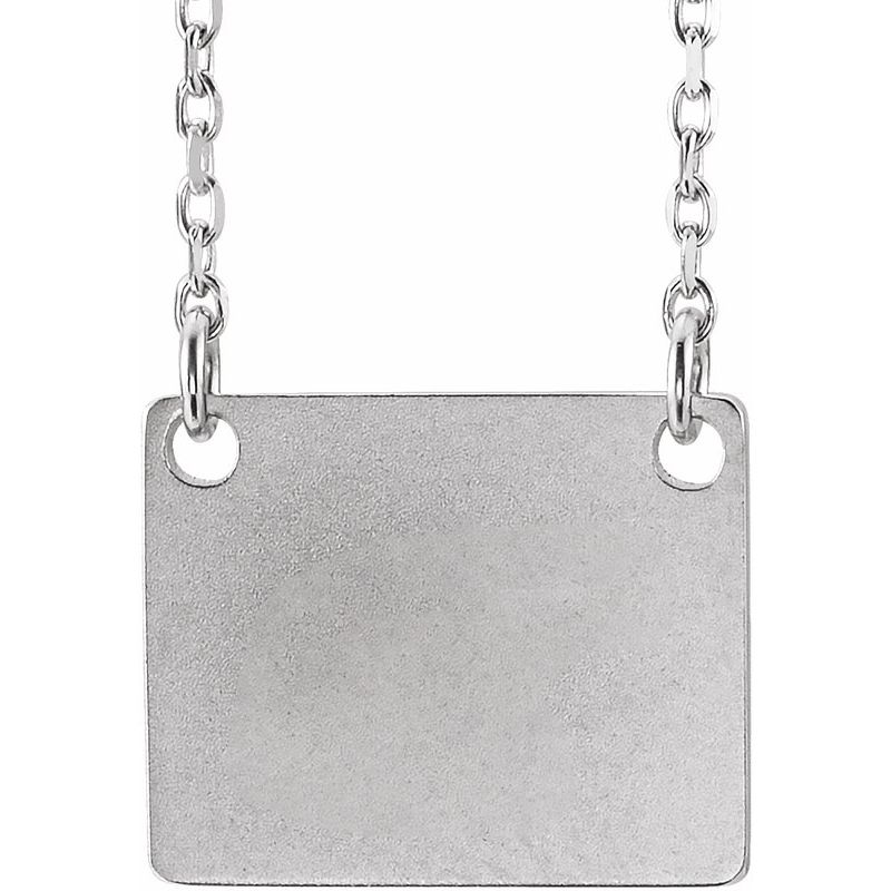 Engravable Geometric Necklace