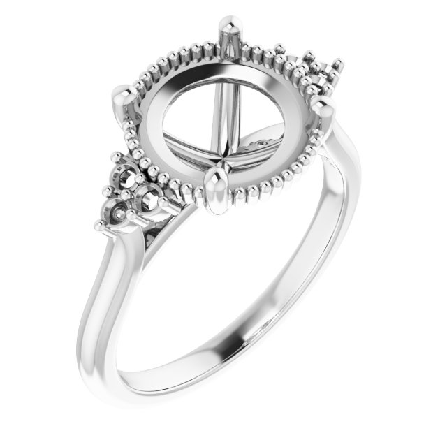 Accented Engagement Ring