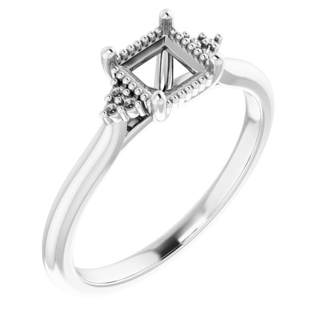 Accented Engagement Ring