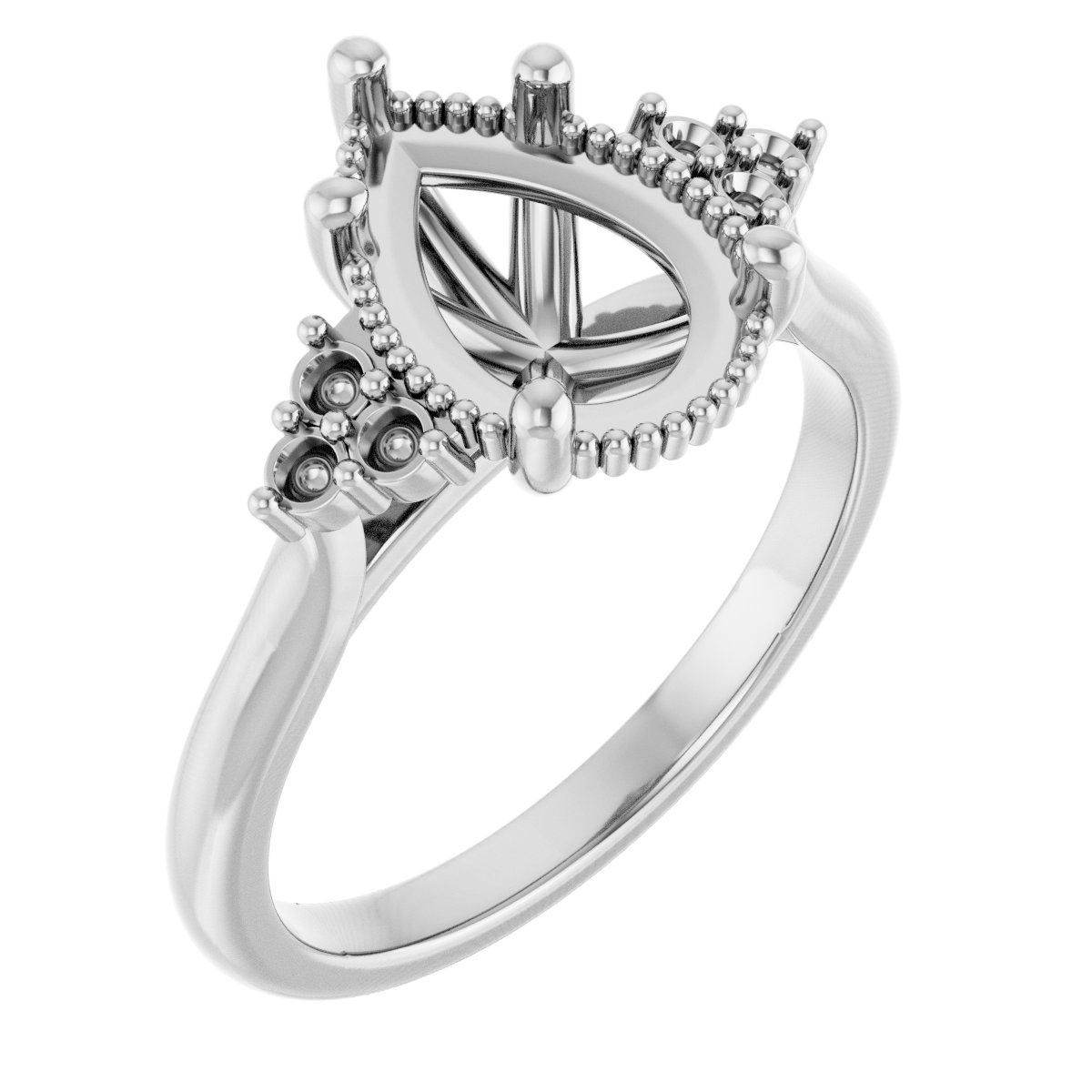 Accented Engagement Ring