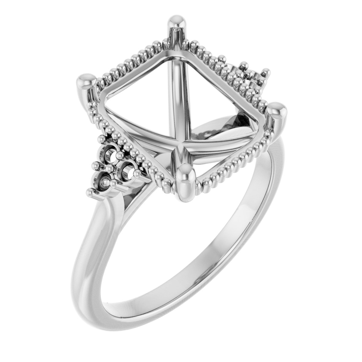 Accented Engagement Ring