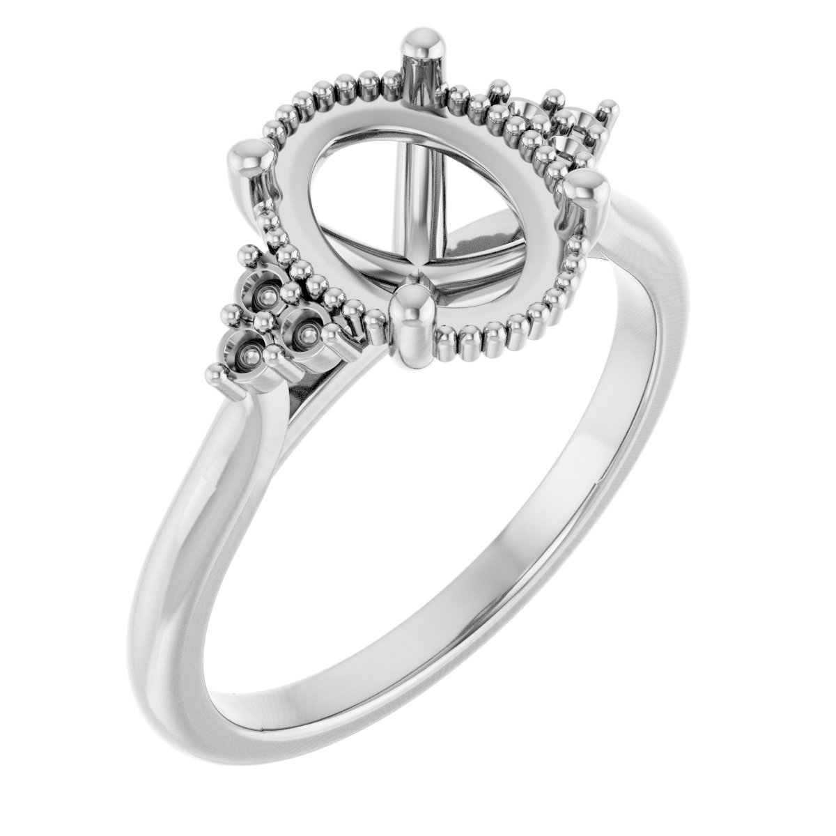 Accented Engagement Ring