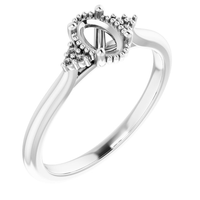 Accented Engagement Ring