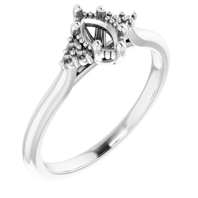 Accented Engagement Ring