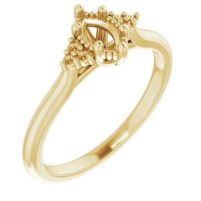 Accented Engagement Ring