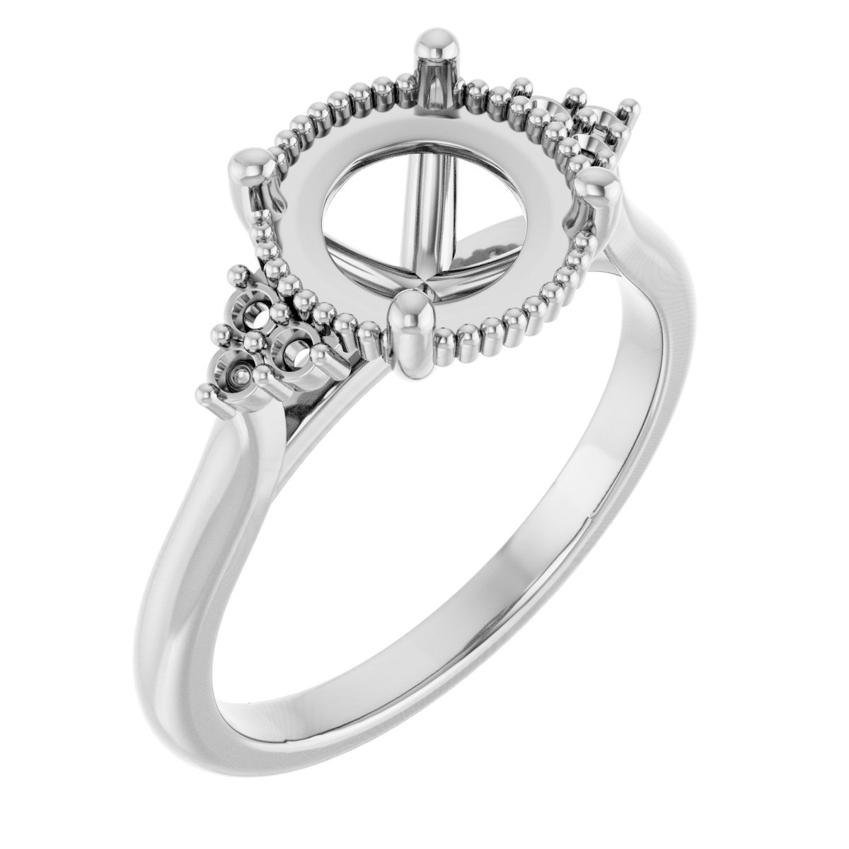 Accented Engagement Ring