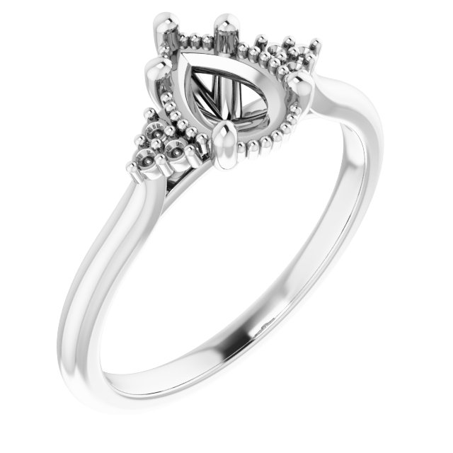 Accented Engagement Ring