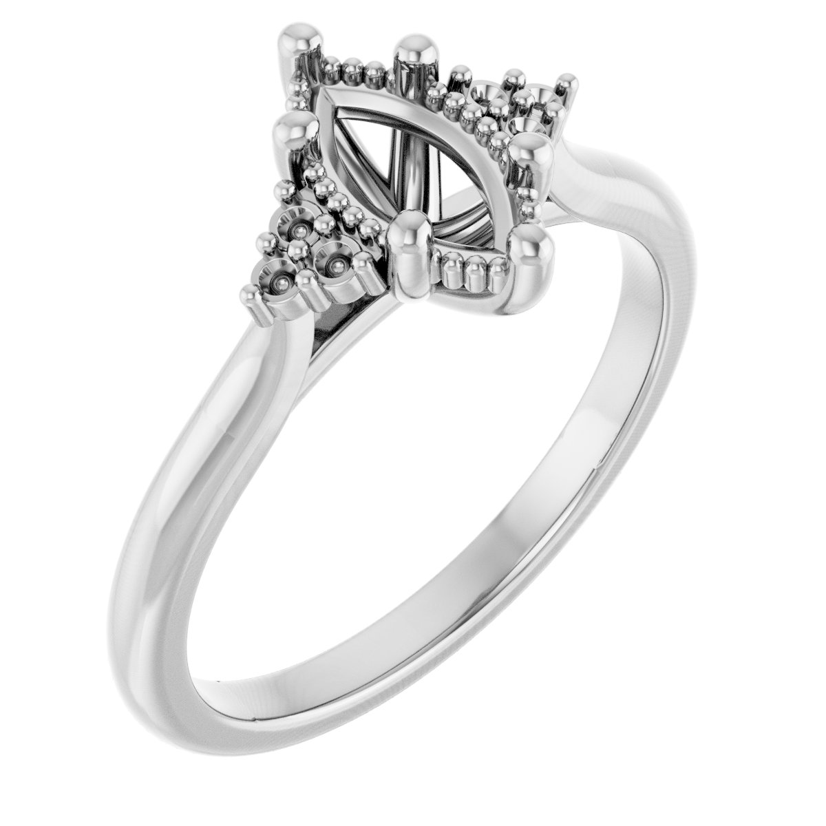 Accented Engagement Ring