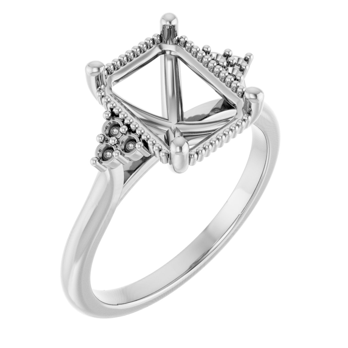 Accented Engagement Ring