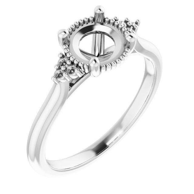 Accented Engagement Ring