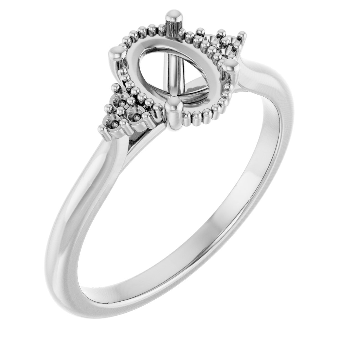 Accented Engagement Ring