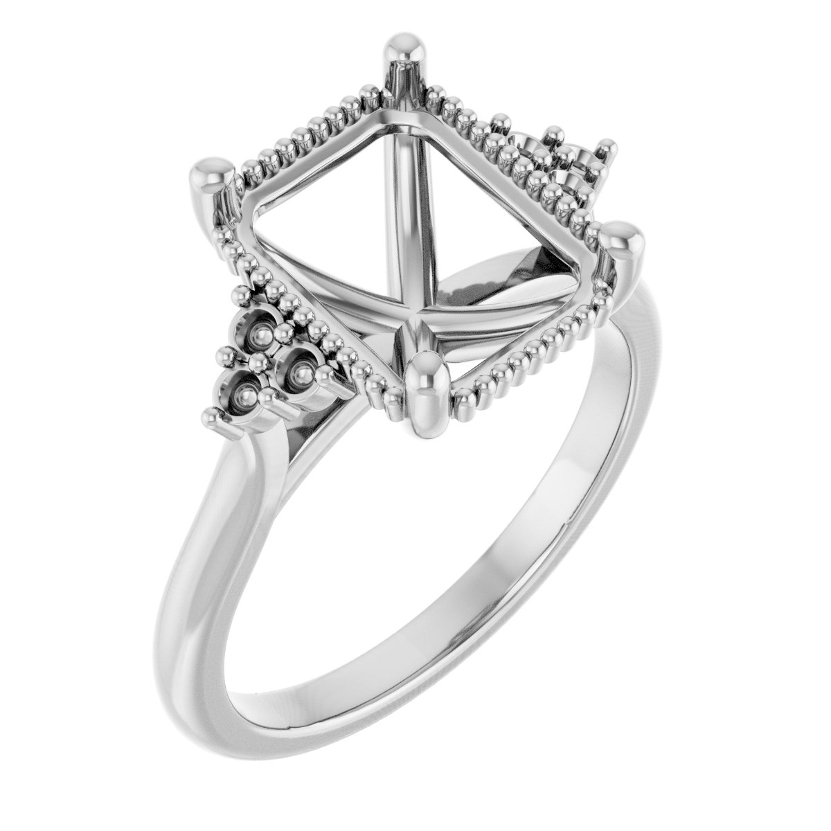 Accented Engagement Ring