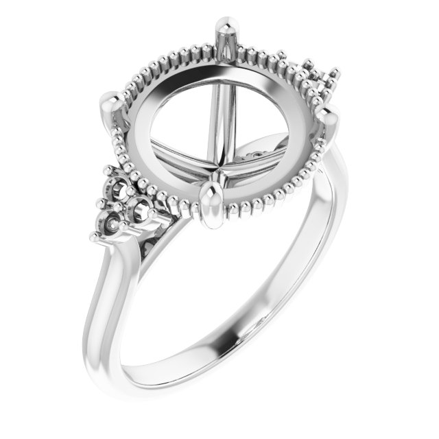 Accented Engagement Ring