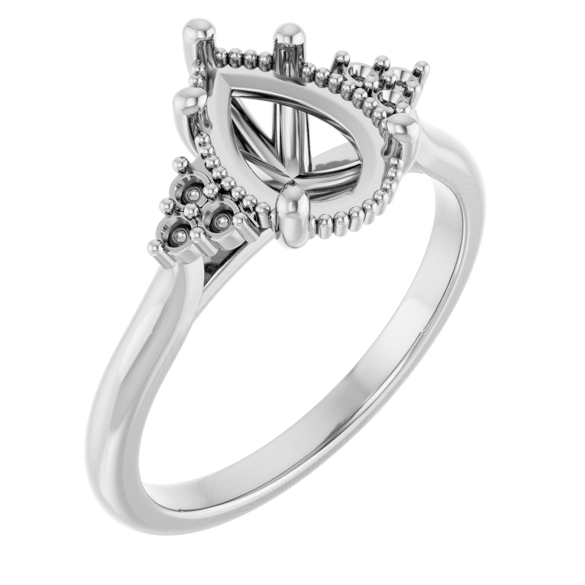 Accented Engagement Ring