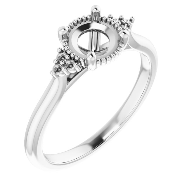 Accented Engagement Ring
