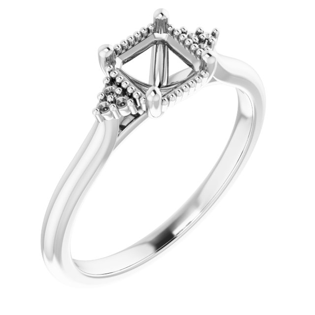 Accented Engagement Ring