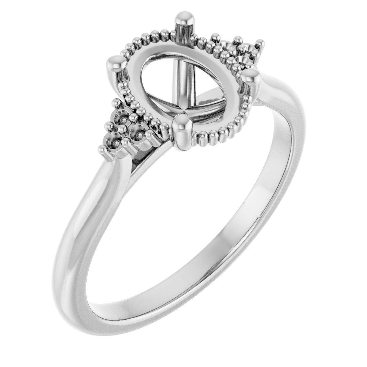Accented Engagement Ring