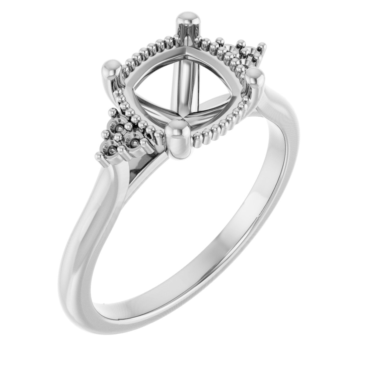 Accented Engagement Ring