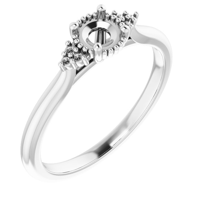 Accented Engagement Ring