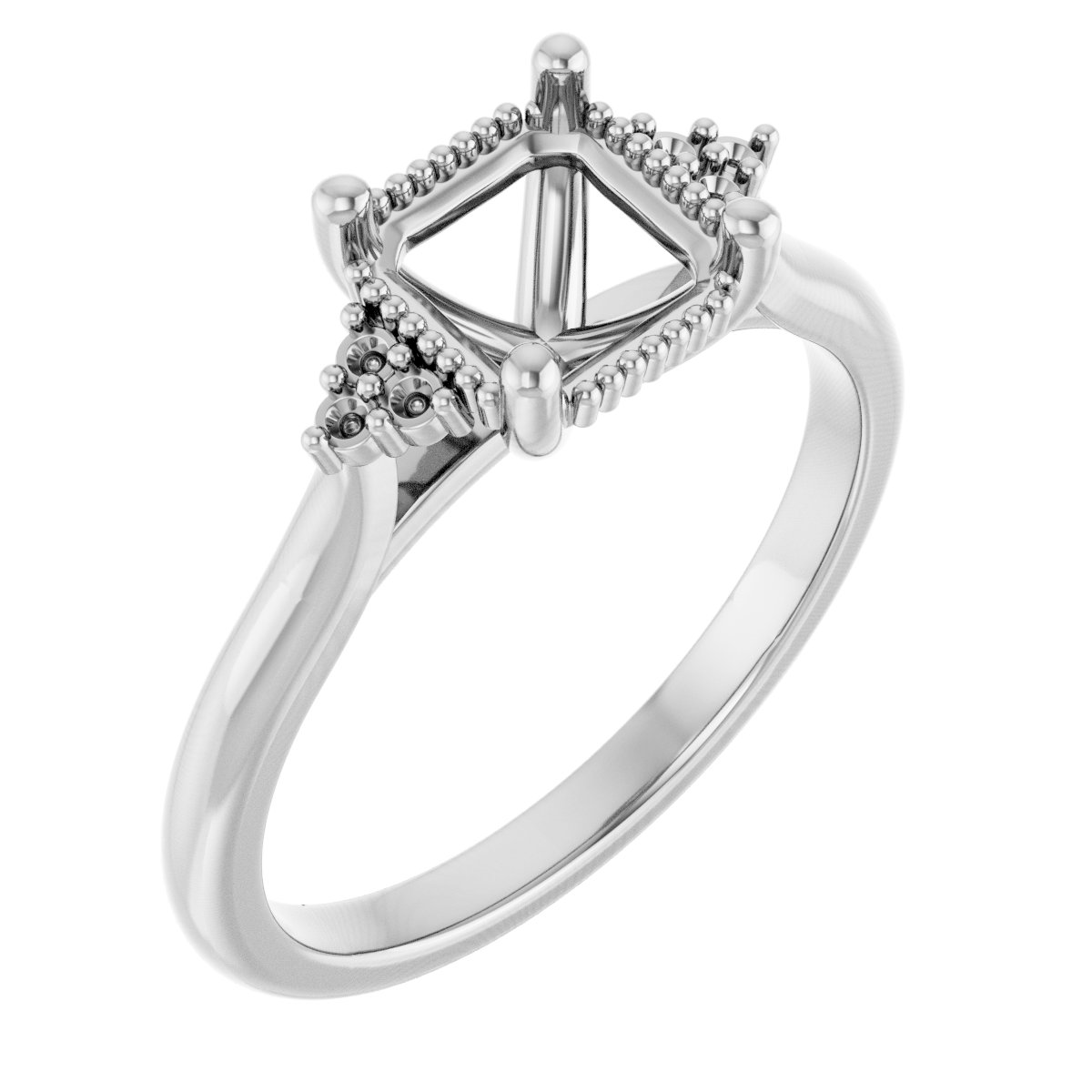 Accented Engagement Ring