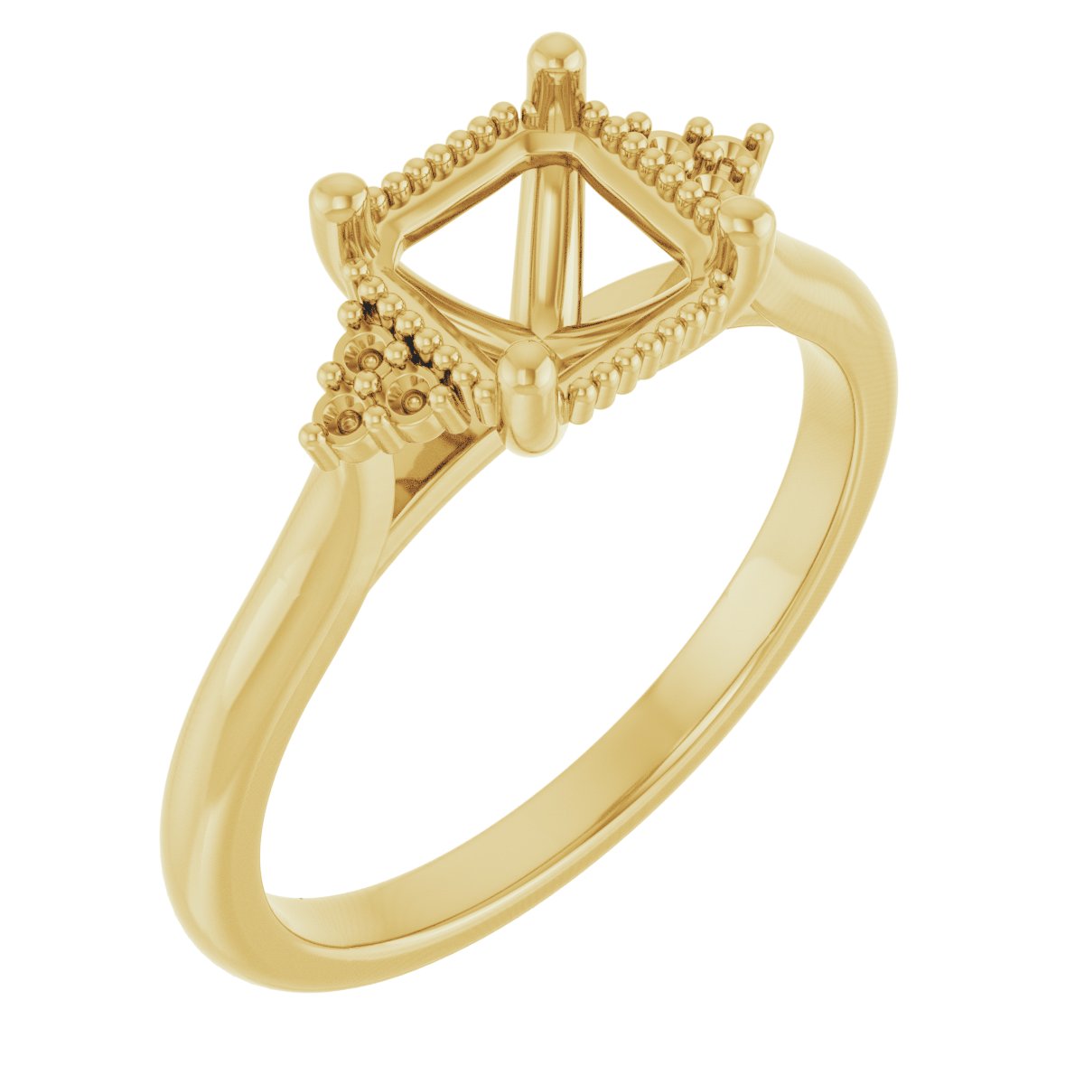 Accented Engagement Ring