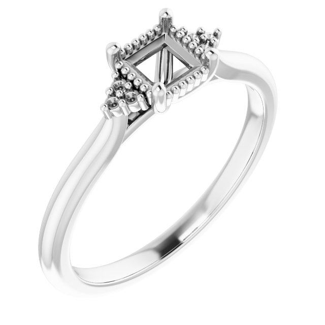 Accented Engagement Ring