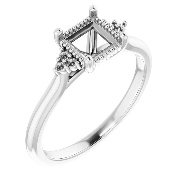 Accented Engagement Ring