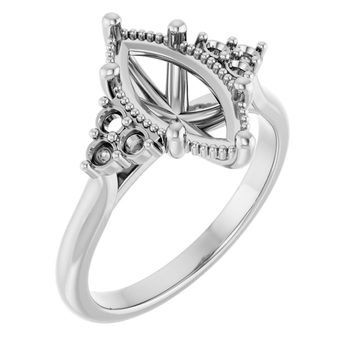 Accented Engagement Ring