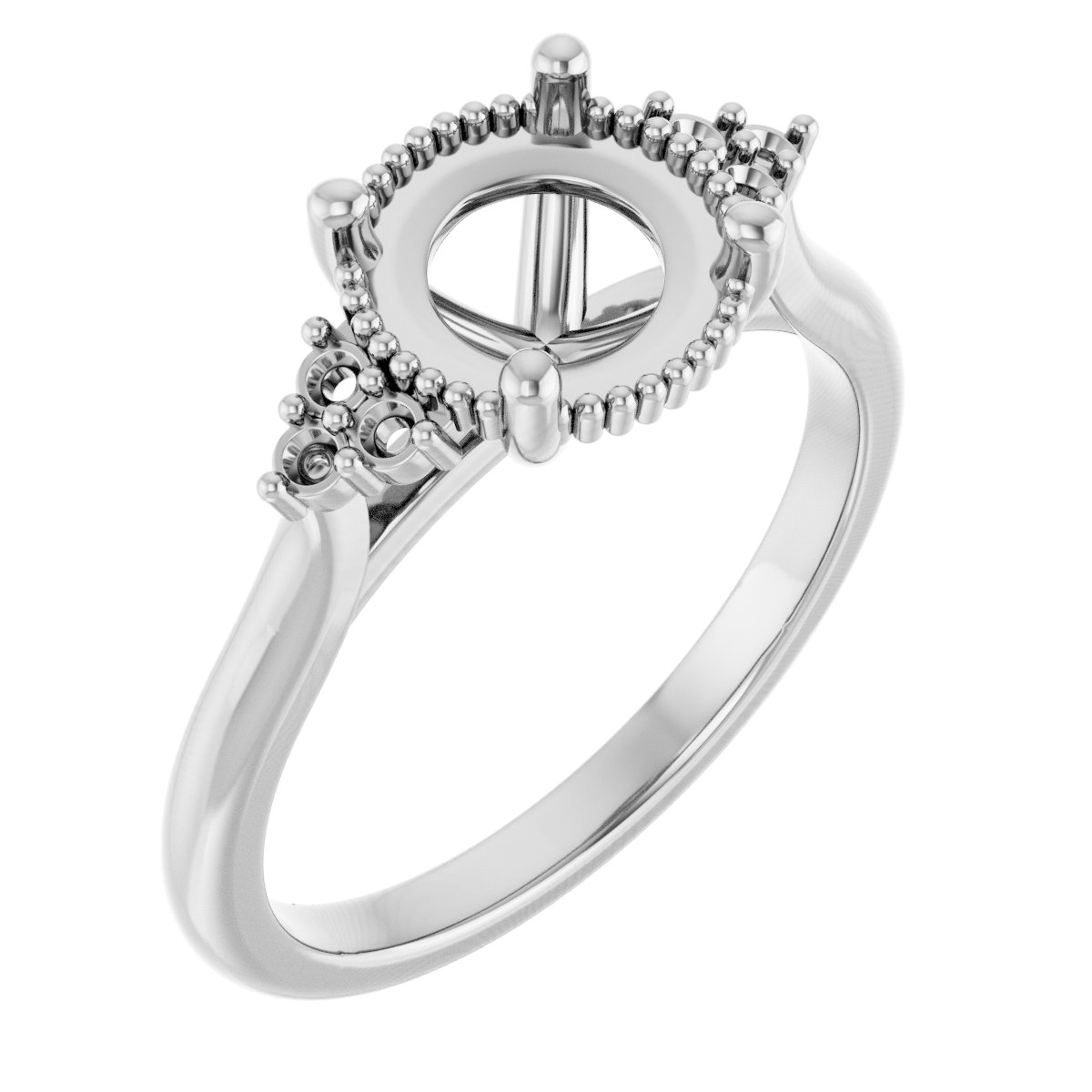 Accented Engagement Ring