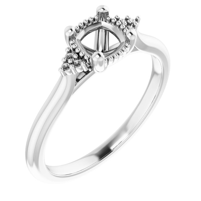 Accented Engagement Ring