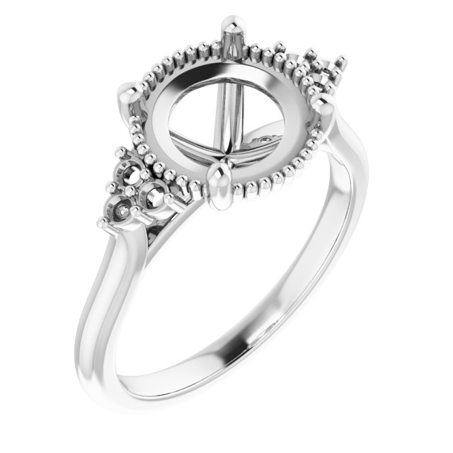 Accented Engagement Ring