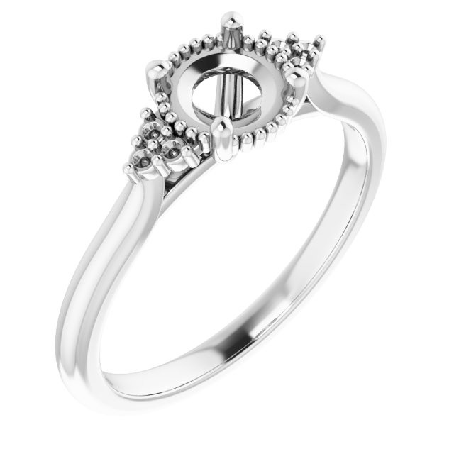 Accented Engagement Ring