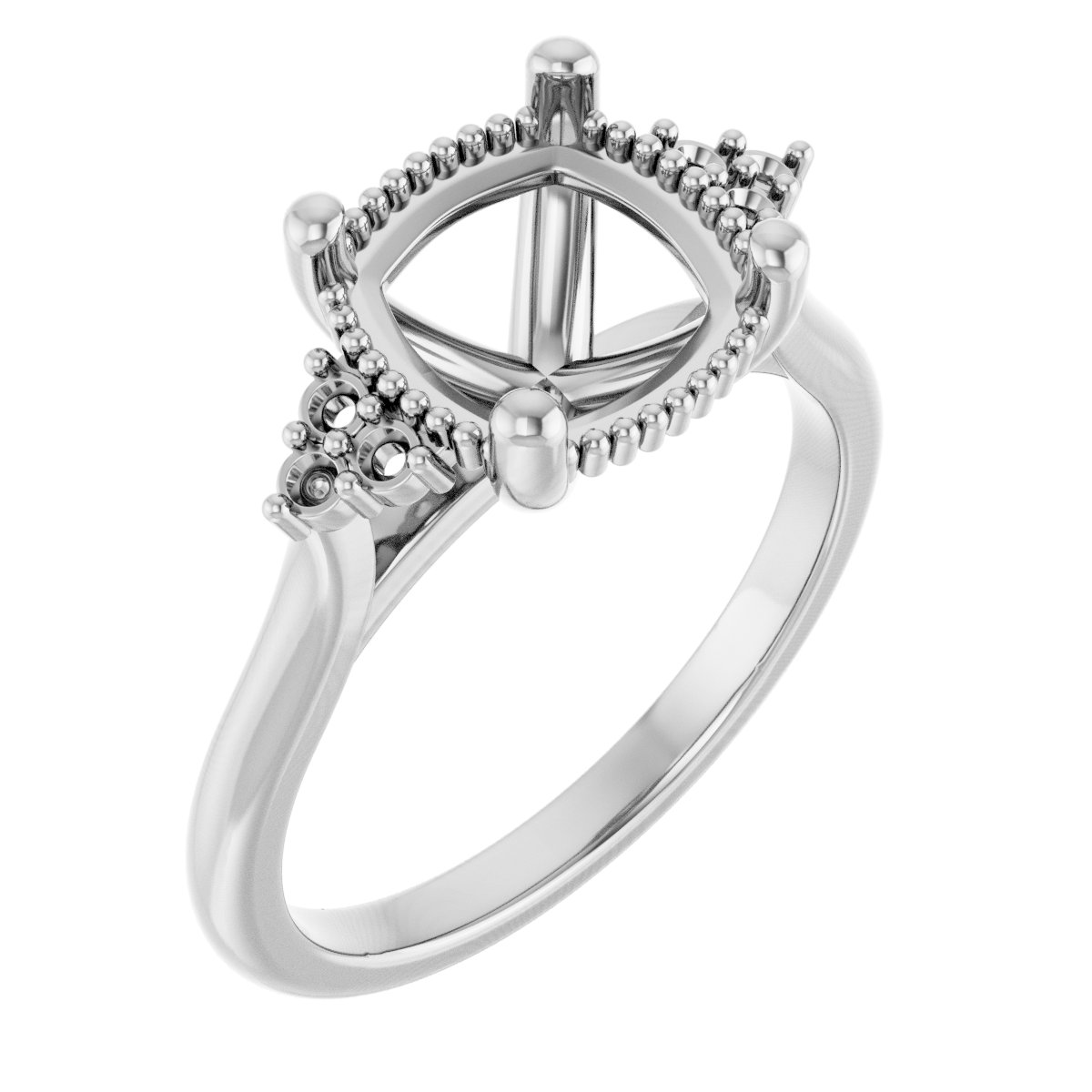 Accented Engagement Ring