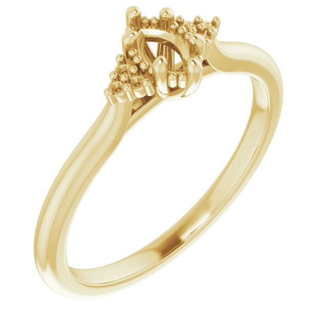 Accented Engagement Ring