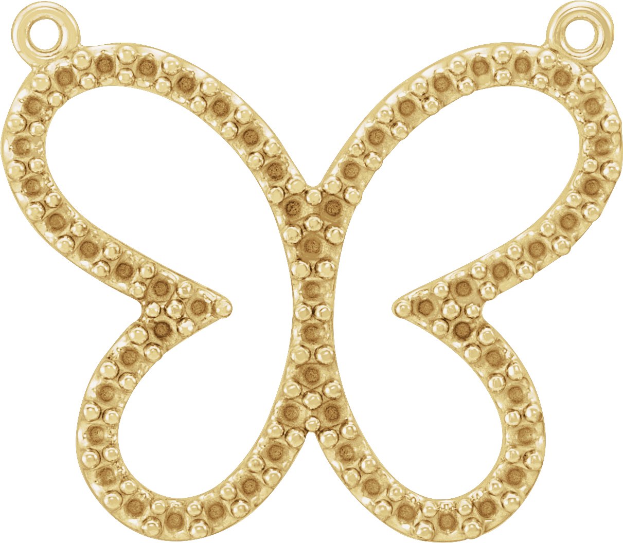 Accented Butterfly Necklace Center