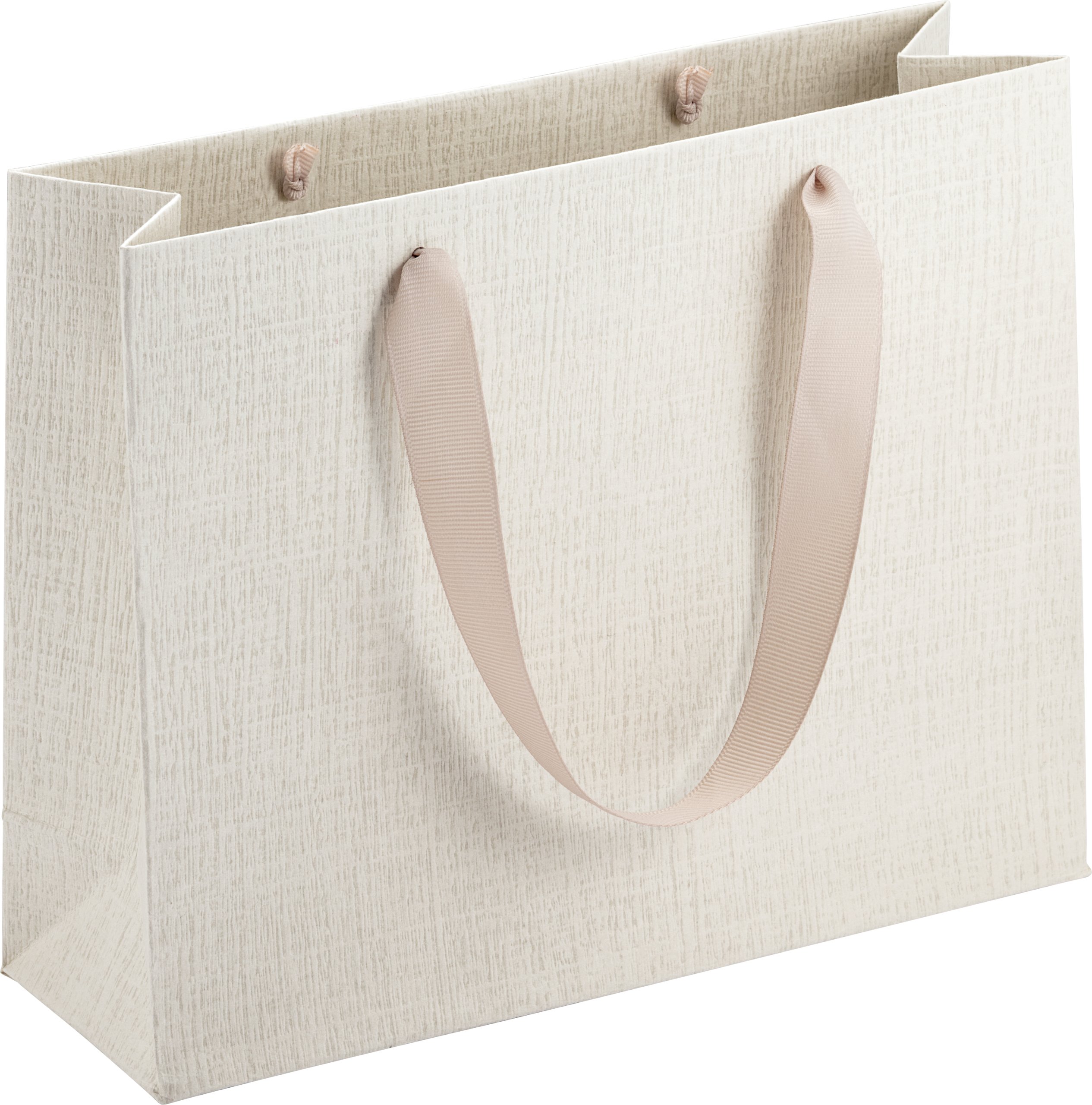 Ribbon Handle Collection Textured Paper Gift Bags