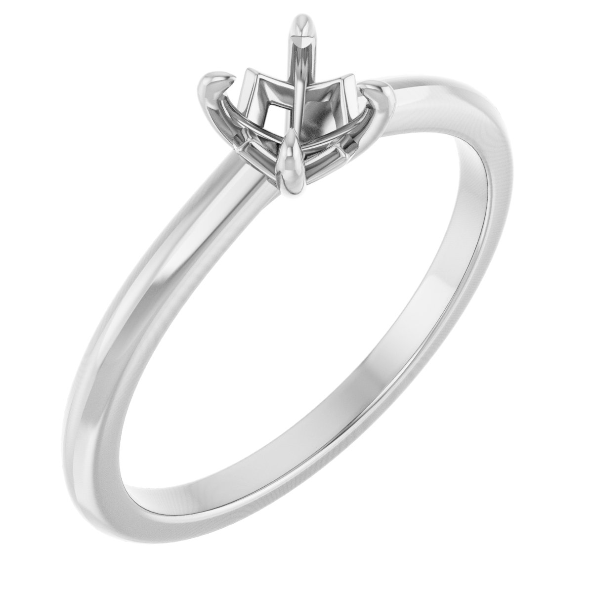 Solitaire Engagement Ring or Band