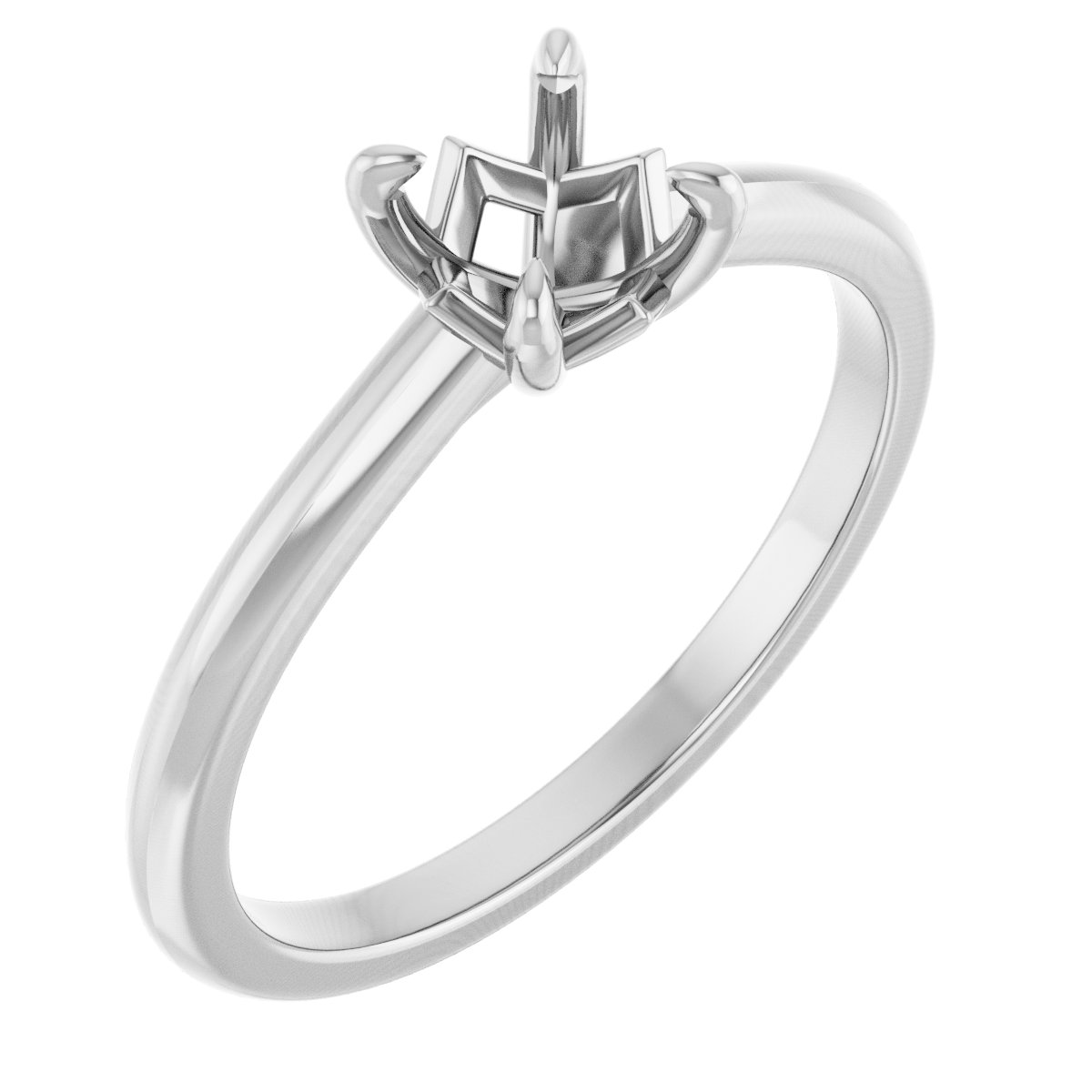 Solitaire Engagement Ring or Band