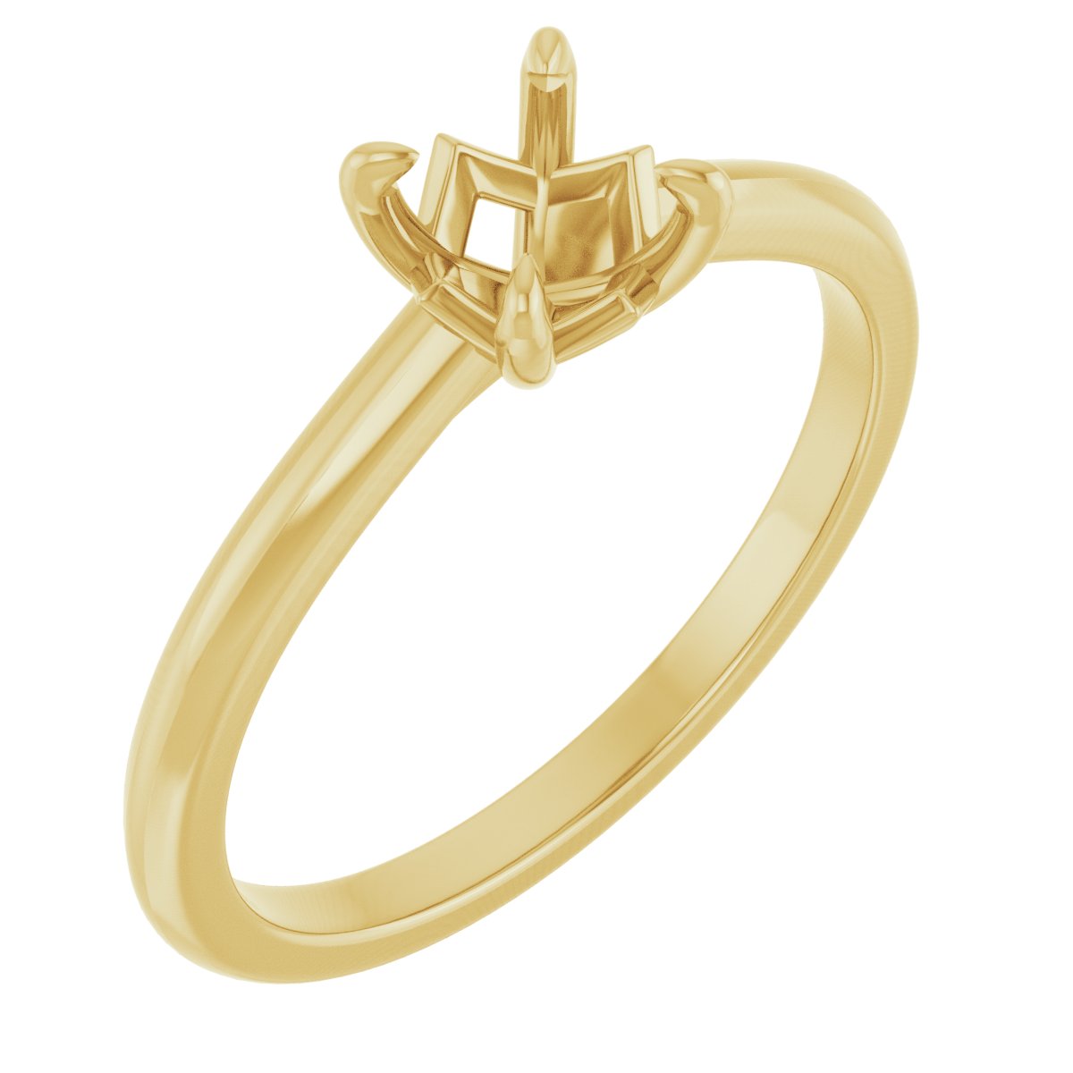 Solitaire Engagement Ring or Band