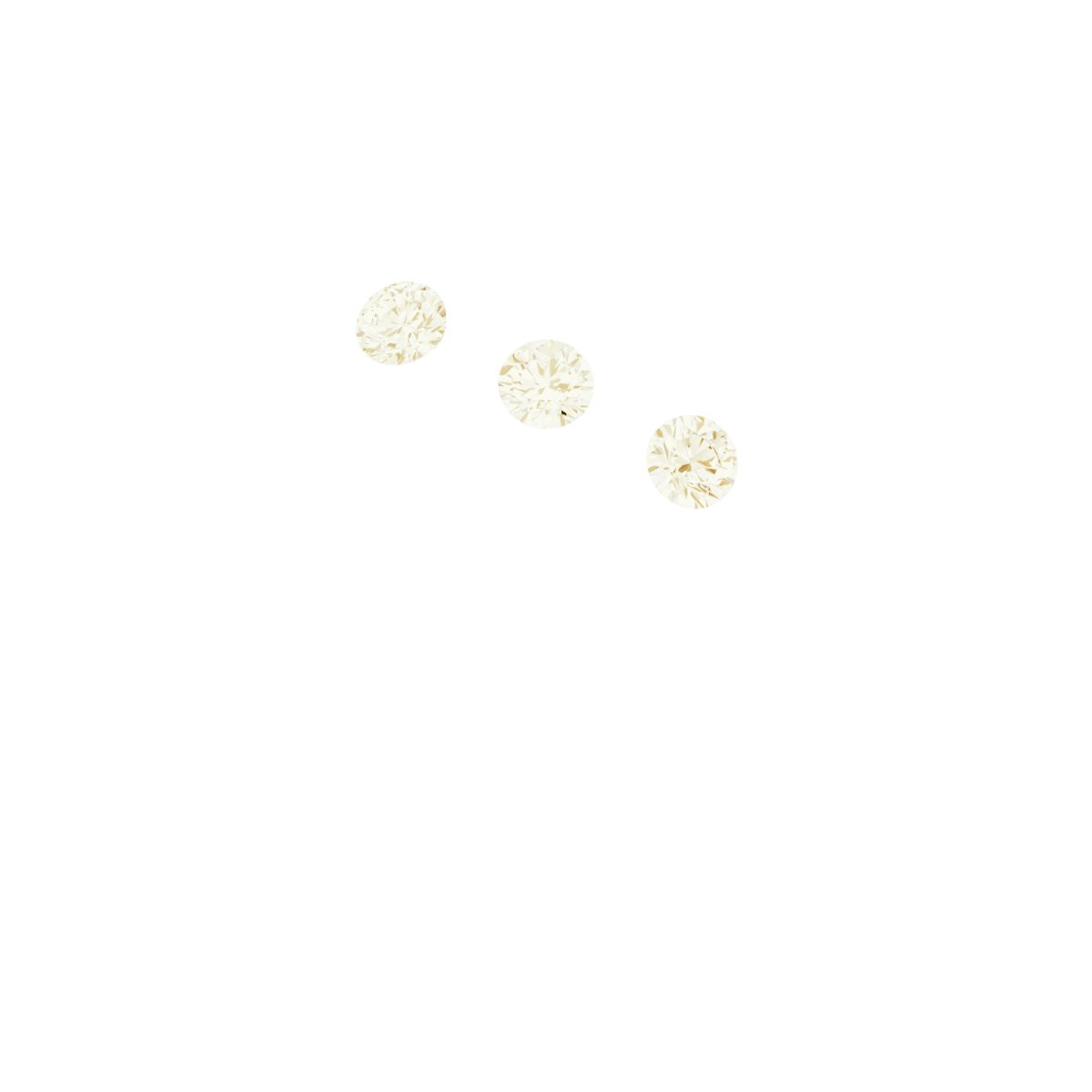 Alternative view of .08 CTW Natural Diamond Band – 14K Yellow Gold