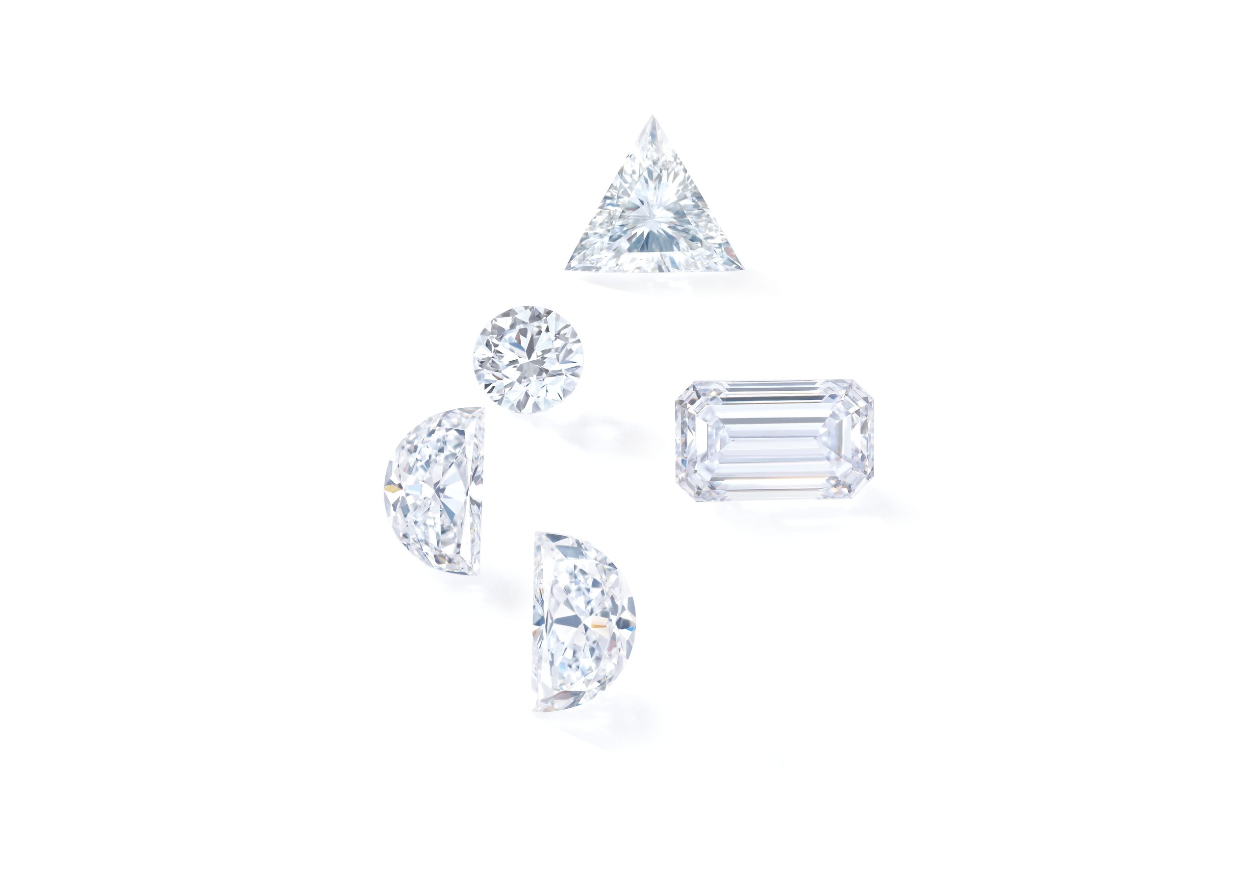 Large Lab-Grown Diamonds without grading report