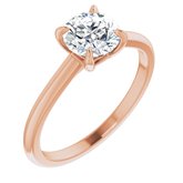 Solitaire Engagement Ring or Band